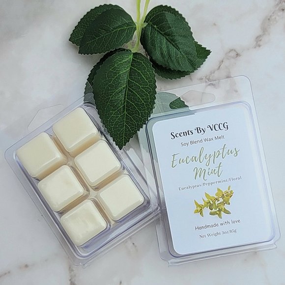 Eucalyptus Mint Soy Blend Wax Melt - Picture 2 of 2